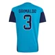 Men's Alejandro Grimaldo Replica ＃3 Spain National Team Turquoise FIFA X World Cup 2026 Tiro Home Training Soccer Jersey
