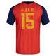Men's Álex Baena Red Replica ＃15 Spain National Team FIFA X World Cup 2026 Home Soccer Jersey
