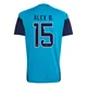 Men's Álex Baena Replica ＃15 Spain National Team Turquoise FIFA X World Cup 2026 Tiro Home Training Soccer Jersey