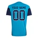 Men's Custom Replica ＃00 Spain National Team Turquoise FIFA X World Cup 2026 Tiro Home Training Soccer Jersey