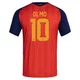 Men's Dani Olmo Red Replica ＃10 Spain National Team FIFA X World Cup 2026 Home Soccer Jersey