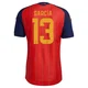 Men's Joan García Red Authentic ＃13 Spain National Team FIFA X World Cup 2026 Home On Field Soccer Jersey