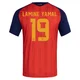 Men's Lamine Yamal Red Replica ＃19 Spain National Team FIFA X World Cup 2026 Home Soccer Jersey