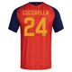Men's Marc Cucurella Red Replica ＃24 Spain National Team FIFA X World Cup 2026 Home Soccer Jersey