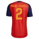 Men's Marc Pubill Red Authentic ＃2 Spain National Team FIFA X World Cup 2026 Home On Field Soccer Jersey