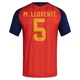 Men's Marcos Llorente Red Replica ＃5 Spain National Team FIFA X World Cup 2026 Home Soccer Jersey