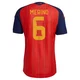 Men's Mikel Merino Red Authentic ＃6 Spain National Team FIFA X World Cup 2026 Home On Field Soccer Jersey