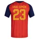 Men's Unai Simón Red Replica ＃23 Spain National Team FIFA X World Cup 2026 Home Soccer Jersey