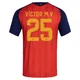 Men's Víctor Muñoz Red Replica ＃25 Spain National Team FIFA X World Cup 2026 Home Soccer Jersey
