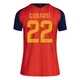 Women's Pau Cubarsí Red Replica ＃22 Spain National Team FIFA X World Cup 2026 Home Soccer Jersey