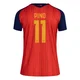 Women's Yéremy Pino Red Replica ＃11 Spain National Team FIFA X World Cup 2026 Home Soccer Jersey