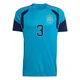 Youth Alejandro Grimaldo Replica ＃3 Spain National Team Turquoise FIFA X World Cup 2026 Tiro Home Training Soccer Jersey