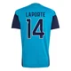 Youth Aymeric Laporte Replica ＃14 Spain National Team Turquoise FIFA X World Cup 2026 Tiro Home Training Soccer Jersey