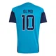 Youth Dani Olmo Replica ＃10 Spain National Team Turquoise FIFA X World Cup 2026 Tiro Home Training Soccer Jersey