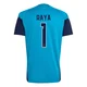Youth David Raya Replica ＃1 Spain National Team Turquoise FIFA X World Cup 2026 Tiro Home Training Soccer Jersey