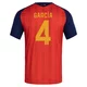 Youth Eric García Red Replica ＃4 Spain National Team FIFA X World Cup 2026 Home Soccer Jersey