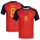 Youth Fabián Ruiz Red Replica ＃8 Spain National Team FIFA X World Cup 2026 Home Soccer Jersey