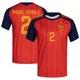 Youth Marc Pubill Red Replica ＃2 Spain National Team FIFA X World Cup 2026 Home Soccer Jersey