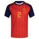 Youth Marc Pubill Red Replica ＃2 Spain National Team FIFA X World Cup 2026 Home Soccer Jersey