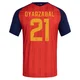 Youth Mikel Oyarzabal Red Replica ＃21 Spain National Team FIFA X World Cup 2026 Home Soccer Jersey