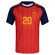 Youth Pedri Red Replica ＃20 Spain National Team FIFA X World Cup 2026 Home Soccer Jersey