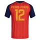 Youth Pedro Porro Red Replica ＃12 Spain National Team FIFA X World Cup 2026 Home Soccer Jersey