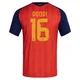 Youth Rodri Red Replica ＃16 Spain National Team FIFA X World Cup 2026 Home Soccer Jersey