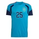 Youth Víctor Muñoz Replica ＃25 Spain National Team Turquoise FIFA X World Cup 2026 Tiro Home Training Soccer Jersey
